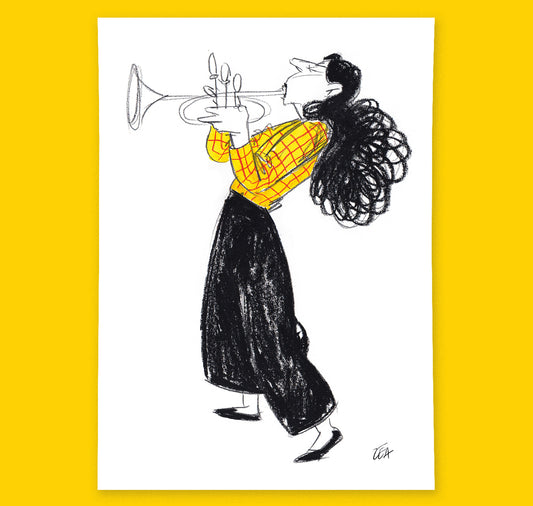 Zéa Schaad - Plakat "Trumpet"