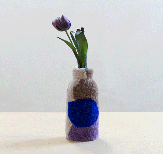 Takelwerk - Vasen "Abstrakt" (blau)