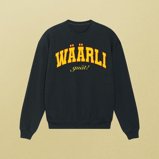 Studio Ciao x Noah Bachofen - Pullover "Wäärli guät" (schwarz)