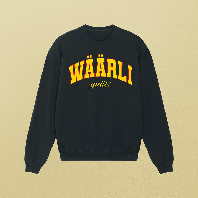 Studio Ciao x Noah Bachofen - Pullover "Wäärli guät" (schwarz)