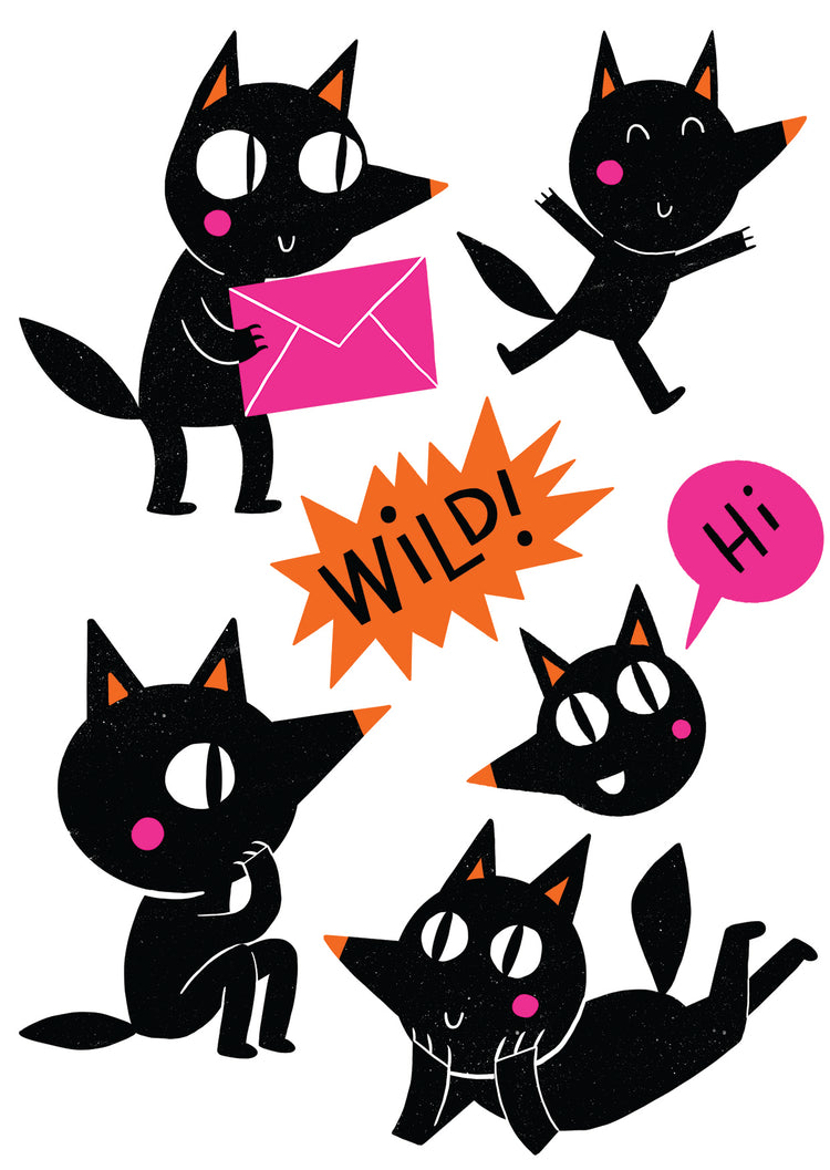 Giulia Martinelli - Sticker set "Pack of Wolves"
