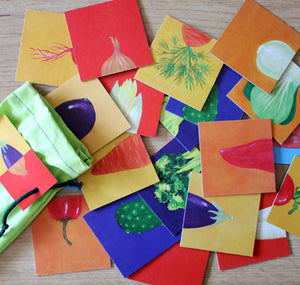 Yasmin König - Gemüsememory (20 Karten mit 10 Motiven)