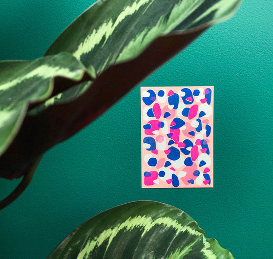 Aline Meier - Riso Postkarte A6 "WATERMELON SUGAR"