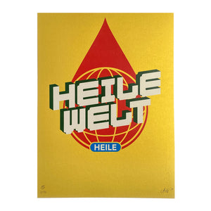 LAIN - Plakat "Heile Welt, heile"
