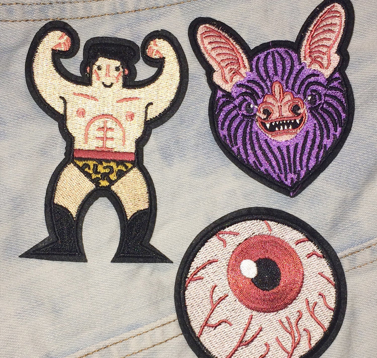 Eva Rust - Patch "Muskelmann"