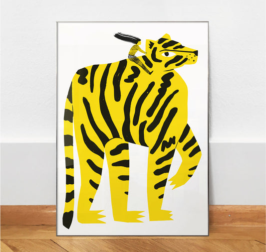 Alice Kolb - Plakat "Tiger"