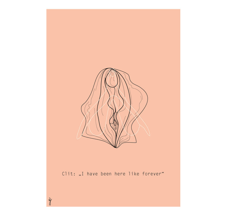 arion illustriert - Plakat „I have been here like forever“ inkl. Rahmen