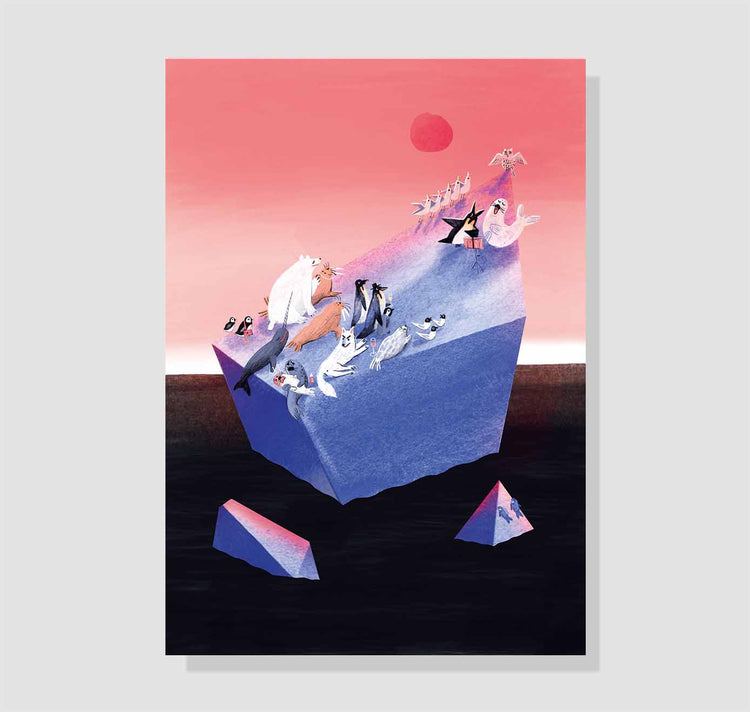 Carla Haslbauer - Postkarte "Opera Antartica"