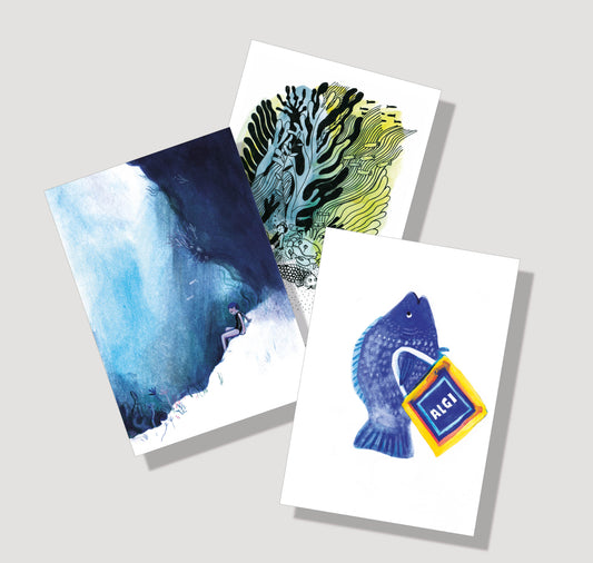 Carla Haslbauer - Set di cartoline "Mare"