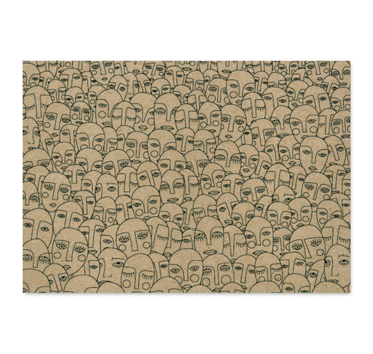 Clarissa Schwarz – Postkarte "Heads"