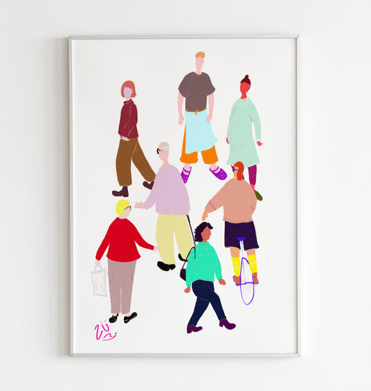 Company of Humans - Poster "Gentle persistence"