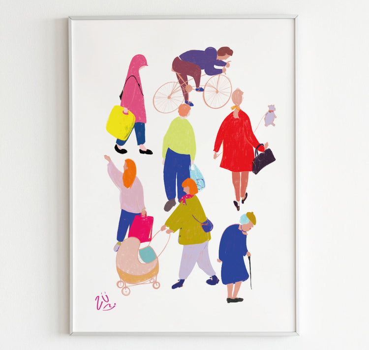 Company of Humans - Plakat "In the street"