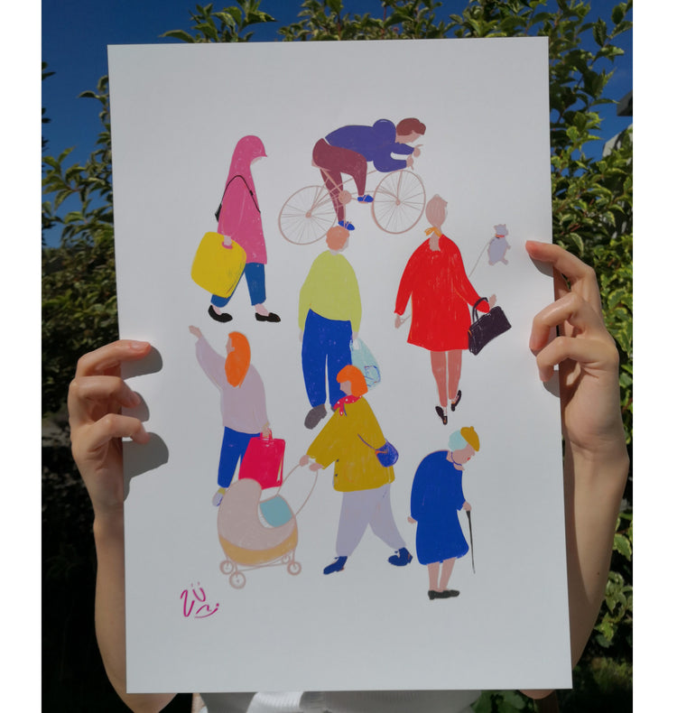 Company of Humans - Plakat "In the street"