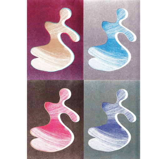 Dale Forbes Molina - Set di 4 cartoline Riso A6 "Lady"