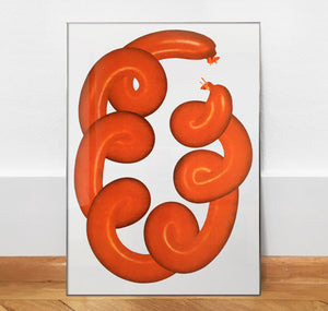 Daniel Peter - Plakat "Sausage"