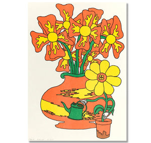 Dario Forlin - Plakat "Blumenvasen"