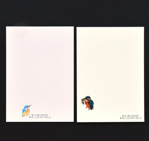 Mirjam Graser - Set de cartes postales "Martin-pêcheur"