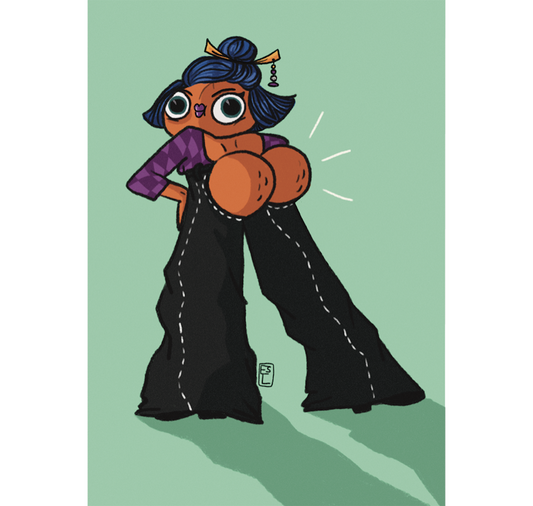 Estelle Gattlen - Postkarte " Proud abricots"