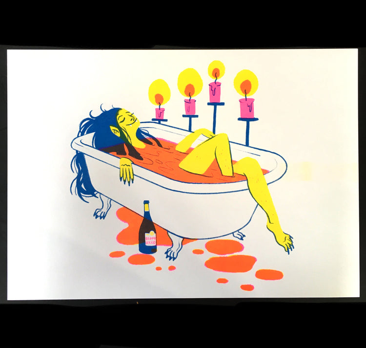 Eva Rust - Affiche "Bain de sang"
