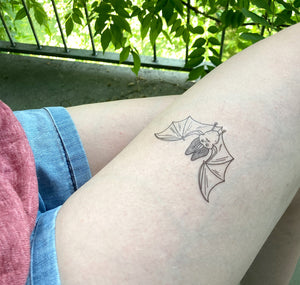 Rina Jost - Fledermaus Temporary Tattoos A6
