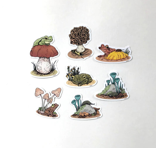 Yasmin König - Stickerset „Just Frogs"