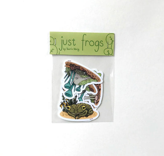 Yasmin König - Stickerset „Just Frogs"