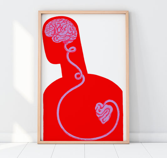 Becky M - Fine Art Print "Heart Over Head"