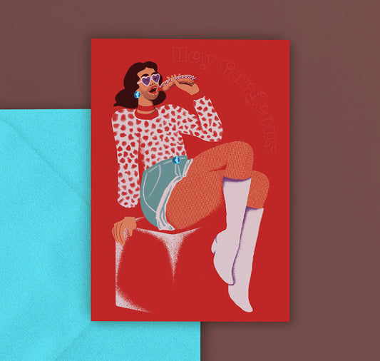 Becky M - Greeting Card "Hey Gorgeous"