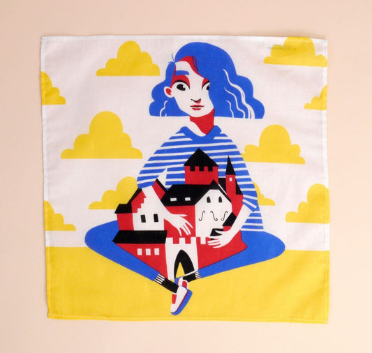 Hoi-Laden - Stofftüchlein "Hinreissendes Schloss Vaduz"