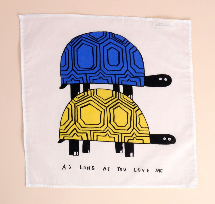 Hoi-Shop - Towel "Turtles - As Long as You Love Me"