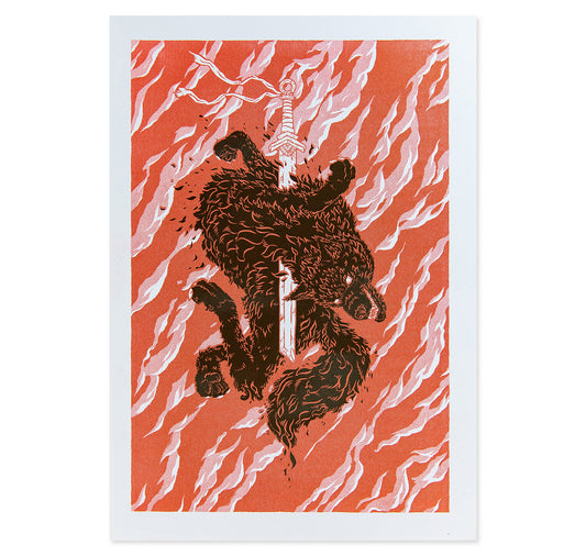 Hyperraumverlag - Poster "Spada e lupo" 