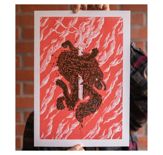 Hyperraumverlag - Poster "Spada e lupo" 