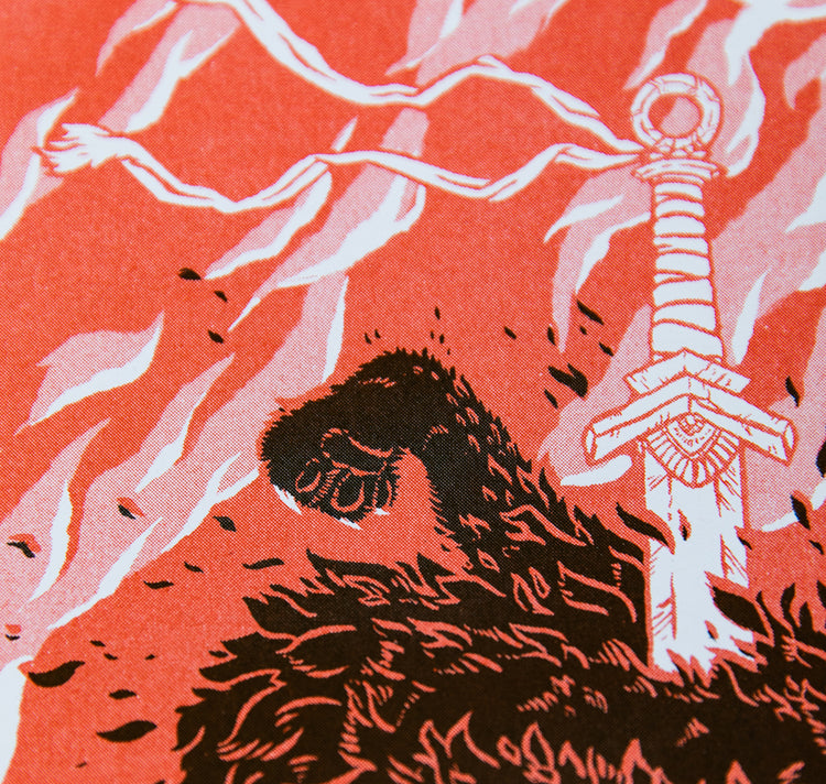 Hyperraumverlag - Poster "Sword &amp; Wolf"