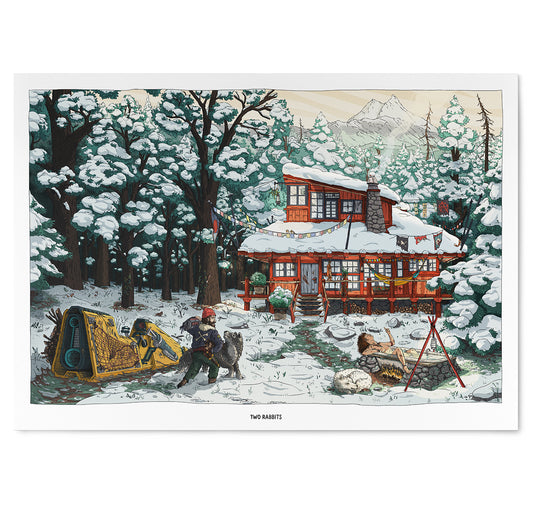 Hyperraumverlag - Poster "Due conigli"