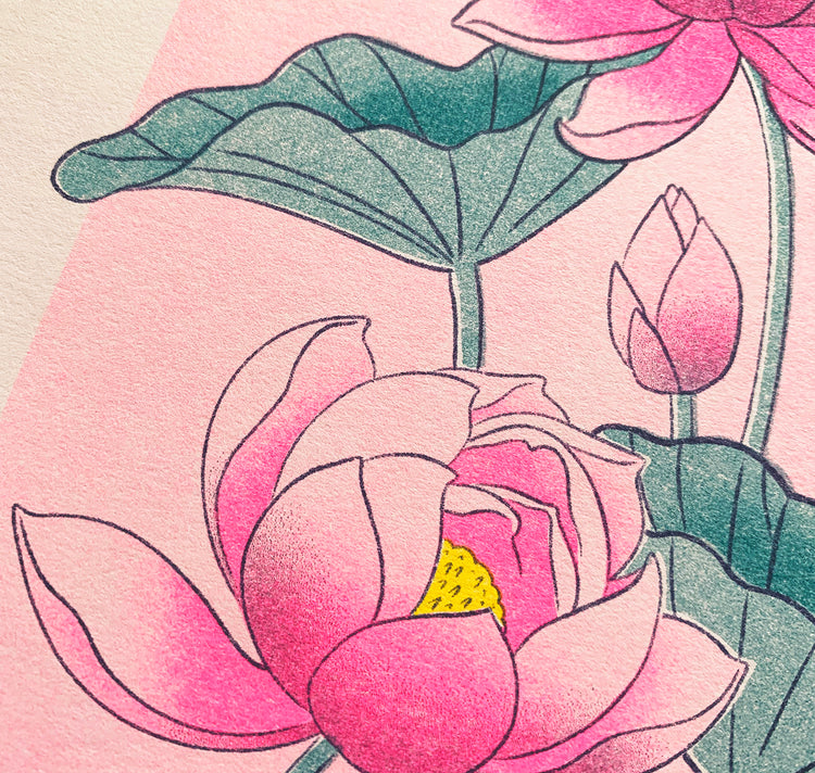 BAS - Affiche "Lotus" 