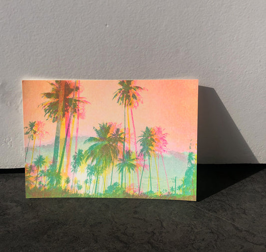 Aline Meier - Riso Postkarte A5 "KOH MAK"
