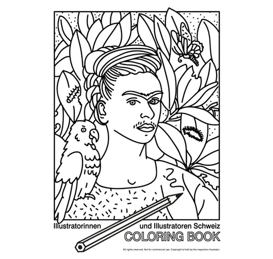 Illustrators Switzerland - Coloring Book 1 (Digital)