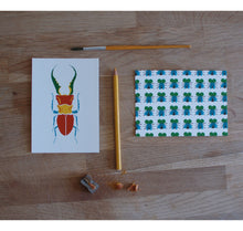 Charger l&#39;image dans la galerie, Giulia Martinelli - Lot de 2 cartes postales &quot;Insectes&quot;
