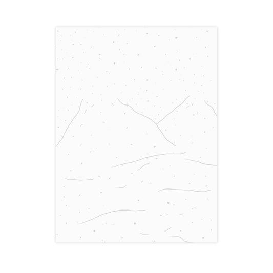 Iris Brugger - Postkarte "Schneegestöber"