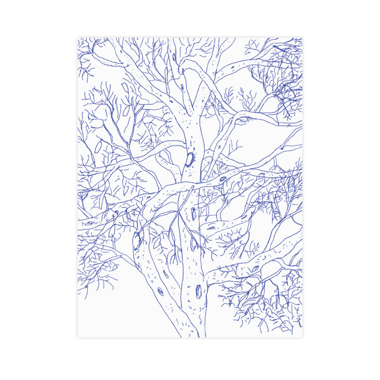 Iris Brugger - Postcard "Winter Tree"