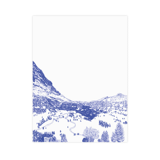 Iris Brugger - Postcard "Winter Mountains"