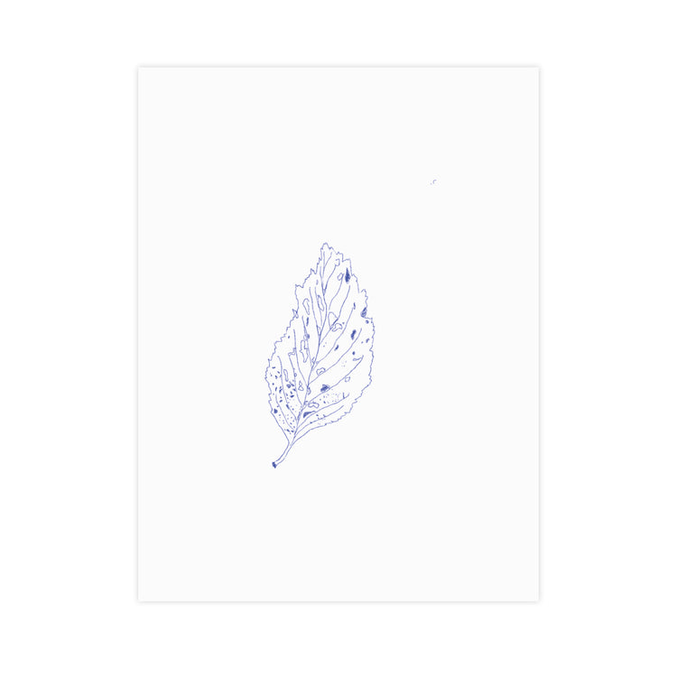 Iris Brugger - Postcard "Winter Leaf"