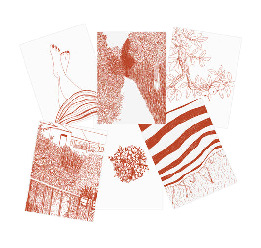 Iris Brugger - Set di cartoline "Estate"