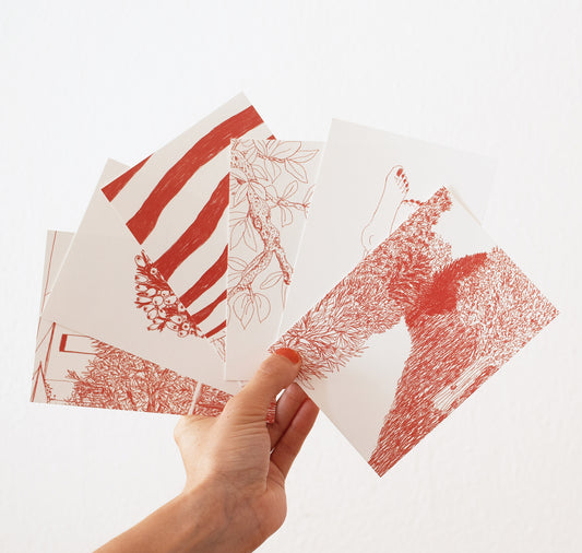 Iris Brugger - Set de cartes postales "Été"