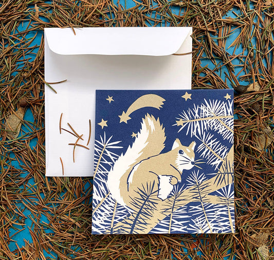 Jana Siegmund - Folding Card "Squirrel"