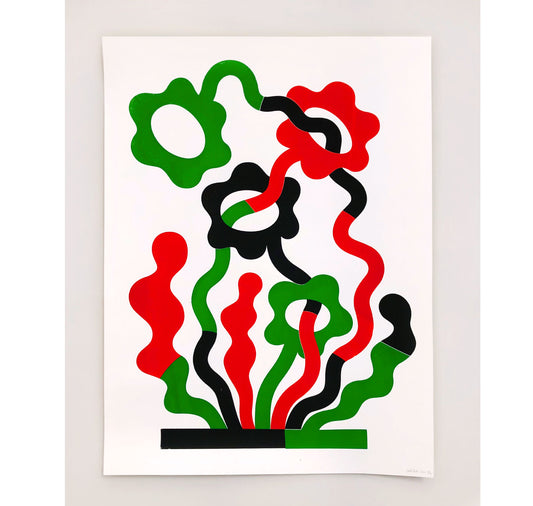 Joël Roth - Plakat „Blumen“