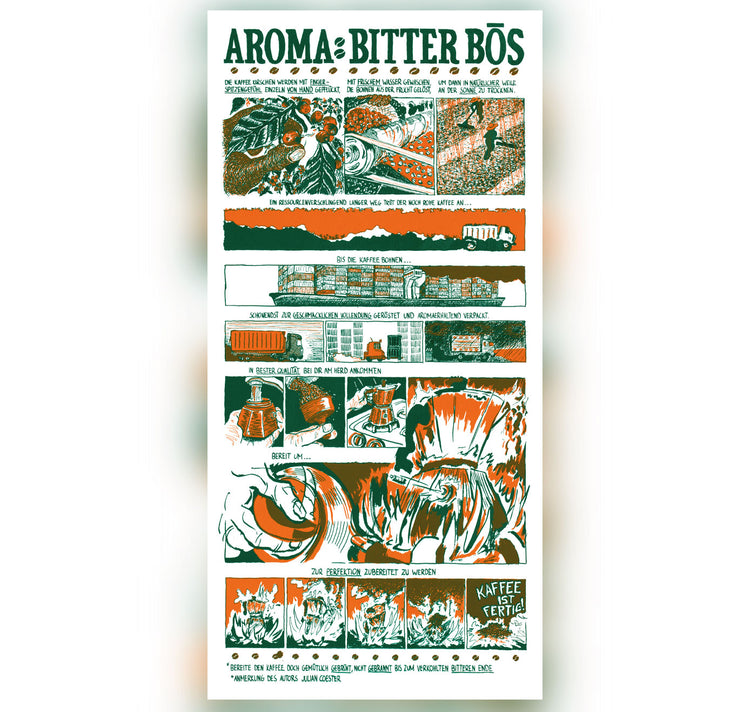 Julian Coester - Affiche "Aroma: Bitter Evil"
