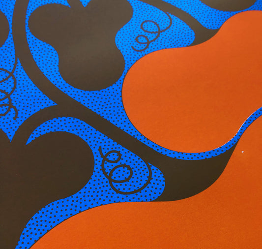Joël Roth - Poster "Pumpkin" (blue)