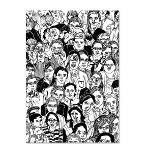 LAKO - Plakat "Menschenmenge"