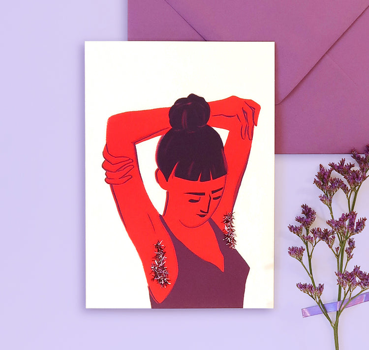 Becky M - Grusskarte "Let it Grow"